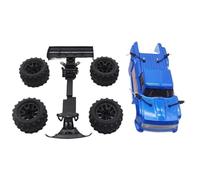 KWASETY RC Repairs Parts For Wltoys 144001 144010 For Monster Truck Modified Body Shell Kit Upgrade Front Bumper With Lamp Big Wheels Tires RC Car Parts Accessories(Retrofit kit)