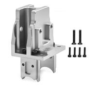KWASETY RC Toys Components For Arrma For 6S For Kraton V6 EXB For Notorious V6 1/8 Metal Center Diff Mount And Cover ARA-2041 Upgrade Parts Accessories(Silver)