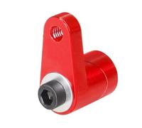 KWASETY RC Toys Components For Arrma For Granite For Grom For Typhon For Mini For Mojave 1/18 1/14 Metal Servo Arm RC Repair Modify Upgrade Parts Accessories(Red)