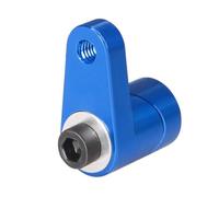 KWASETY RC Toys Components For Arrma For Granite For Grom For Typhon For Mini For Mojave 1/18 1/14 Metal Servo Arm RC Repair Modify Upgrade Parts Accessories(Blue)