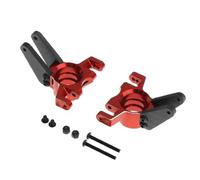 KWASETY RC Toys Components For Arrma For Mojave 4S 1/8 For Kraton For Outcast 4X4 For BLX 1/10 Metal Rear Hub Stub Axle Carriers RC Car Upgrade Parts(Red)