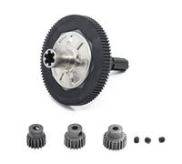 KWASETY RC Toys Components For Arrma For Senton For Granite Big For Rock For Vorteks For Typhon 4X4 1/10 Spur Gear Slipper Clutch Gear Set RC Parts(Black)