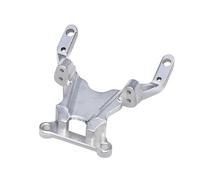 KWASETY RC Toys Components For LOSI For Micro-B 2WD 1/24 G7075 Alloy Front Bulkhead For Toys RC For Buggy Repair Modify Upgrade Parts Accessories(Silver)
