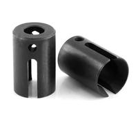 KWASETY RC Toys Components For Traxxas For VXL For E-Revo 2.0 Brushless 86086-4 1/10 2Pcs Steel Drive Cup 8652 8652X RC Car Upgrade Parts Accessories(Black)