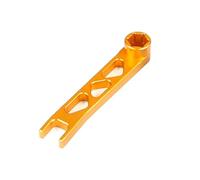 KWASETY RC Toys Upgrades for 1/5 for Hpi for Rovan for Km for Baja 5B Rc Car Alloy CNC for Spark Plug Wrench RC Car Upgrade Parts Modified Accessories(Yellow)