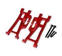 KWASETY RC Toys Upgrades For MJX For Hyper Go 14210 14209 H14BM RC Car Metal Steering Cup Upper Lower For Swing Arm Set Shock Tower Bracket Body Post Upgrade Parts(Rear lower swing arm)