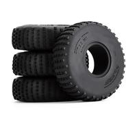 KWASETY RC Wheels Rims Compatible With Axial For SCX10 For Wraith 90018 RR10 For Bomber 4PCS 2.2" Rock Buggy Bully Comp Wheel Tires 142 * 40MM For RC Crawler