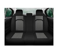 KWAYA 1 PCS For Mazda 3 2 6 For Mazda CX3 Universal Car Seat Covers Full Set Flax Linen Front Rear Interior Auto Accessories Seat Covers(Black Grey Rear)