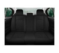 KWAYA 1PCS For Mazda CX4 CX5 CX30 CX-4 For CX-5 Full Set Universal Car Seat Covers Flax Linen Front Rear Interior Accessories Seat Covers(Black Rear)
