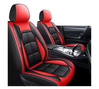 KWAYA 1PCS Or 2PCS Universal Car Seat Covers Full Surround Protection Maintenance Front PU Leather Set Car Seat Covers Seat Covers(2PCS RED)