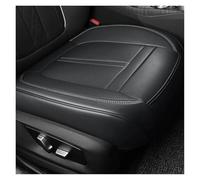 KWAYA 1PCS Universal Car Seat Cover Front Bottom Leather Car Seat Cushion Cover Durable Anti-Slip And Car Seat Protectors Seat Covers(1PCS Black)