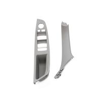 KWAYA Center Console Trim for 5 Series F10 F11 F18 520i 523i 525i 528i 535i LHD Interior Door Pull Handle Trim Cover Set Air Outlet Trim(Gray 2PCS Set)
