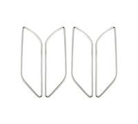 KWAYA Center Console Trim for A3 8V 2013 2014-2019 Car Inner Door Handle Trim Cover Sticker Frame Stainless Steel Accessories Air Outlet Trim