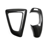 KWAYA Center Console Trim for F30 F20 F10 F31 F32 F36 F34 F22 for X3 F25 for X5 F15 Series 1 3 4 5 ABS Car Gear Shifter Knob Cover Trim Accessory Air Outlet Trim(A and C LHD Black)