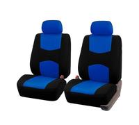 KWAYA For Transit Universal Car Seat Covers Fits Most Vans-Single&Double 2+1 Heavy Duty Fabric Van Seat Covers(2PC Front Blue)