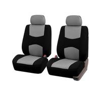 KWAYA For Transit Universal Car Seat Covers Fits Most Vans-Single&Double 2+1 Heavy Duty Fabric Van Seat Covers(2PC Front Gray)