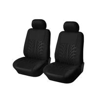 KWAYA Front Seat Cushion Mat For IX35 2pcs Full Set Car Seat Cover For Driver Front Part Car Interior Accessories All Inclusive Protectors(Black 4mm foam)