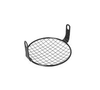 KWAYA Headlight Grille Heavy Duty Motorcycle Accessories Cover Metal Retro HeadLamp Mesh Grille Lampshade Headlight Protector Universal 6.3inch Headlamp Protector Grill(1)