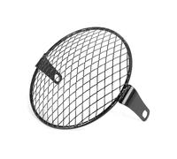 KWAYA Headlight Grille Universal Motorcycle Wearproof Vintage Headlight Lamp Cover Light Protector Retro Grill Accessories Headlamp Protector Grill(4)