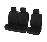 KWAYA Seat Covers Full Set 1/2pcs Full Set Car Seat Covers 2+1 Seats Cover Protector For Auto Schmuck VII Bus 9 P2 Four Seasons All-Inclusive Protectors(BLACK)