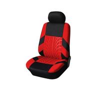 KWAYA Seat Covers Full Set 1PCS For LADA For Largus 2021 Car Seat Covers Set Universal Fit Most Car Covers With Tire Detail Front Seat Covers(Red-1PCS)