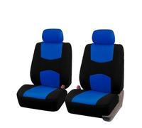 KWAYA Seat Covers Full Set For Land For Cruiser For Prado Full Set Car Seat Covers 2mm Foam For Car Travel Polyester All-Inclusive Protectors(2 piece blue covers)