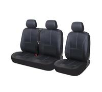 KWAYA Seat Covers Full Set For Van For Opel Vivaro 1 + 2 Car Seat Cover PU Leather All-Inclusive Protectors For Four Seasons Covers Interior Accessories