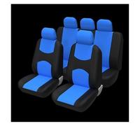 KWAYA Seat Covers Full Set For VECTOR M12 Full Set Car Seat Cover Detachable Headrests Polyestor Seats Covers All-Inclusive Protectors(Blue full set)