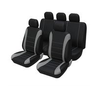 KWAYA Seat Covers Full Set Full Set Car Seat Covers Universal Polyester Seats Cover Set Fit Most Auto SUVs Car Protector All-Inclusive Protectors(Gray3 full set)