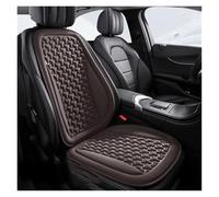 KWAYA Seat Covers Full Set Universal Car Seat Cover Summer Breathable Ice Silk Auto Seat Protector Pads Chair Mat Car Seat Cushion Convex Design Front Seat Covers(Brown Front Set X 1)