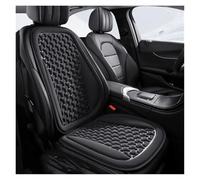 KWAYA Seat Covers Full Set Universal Car Seat Cover Summer Breathable Ice Silk Auto Seat Protector Pads Chair Mat Car Seat Cushion Convex Design Front Seat Covers(Black Front Set X 1)