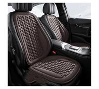 KWAYA Universal Car Seat Cover Summer Breathable Ice Silk Auto Seat Protector Pads Chair Mat Car Seat Cushion Convex Design Front Seat Covers(Brown Front Set X 2)