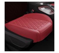 KWAYA Universal Car Seat Covers Full Set Surround Bottom Car Seat Cushions Durable Leather Car Seat Cover Accessories Parts Front Seat Covers(Red 1PCS Pad)