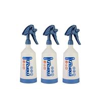 Kwazar Pack of 3 Mercury Super Pro + 360 Degree Viton Blue Spray Bottle 1.0 Litres