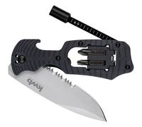 kwb 016620 Multitool: Black knife 80mm Blade bottle opener Bits