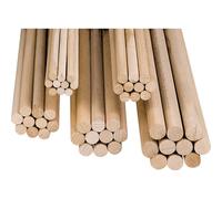 kwb 028010 Dowel pin 1m beech Wood 10mm grooved for glue distribution