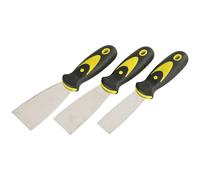 kwb 029997 Trowel set flexible Metal Wood handle 3 pcs rust-resistant