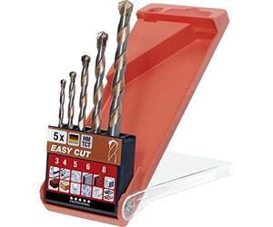 kwb 0483-00 Easy Cut All-Purpose Drill Set, 5-TLG, Drill Set, 5-Piece