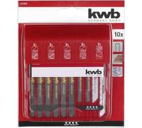 kwb 10-Piece Jigsaw Blade Set for Wood and Metal