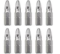 kwb 10-Piece PZ2 Bit Set 25mm - Industrial Steel Bits for Versatile Screwdriving
