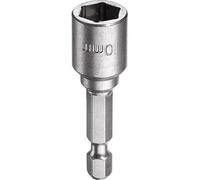 kwb 102710 Bit 10mm Hex socket Cr-V steel magnetic 1/4" drive 50mm