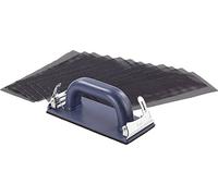 kwb 11-Piece Hand Sander Set with Clamping Device and Abrasive Mesh 93x230 mm, 10 pcs.