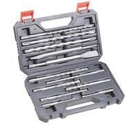 kwb 12-Piece SDS-Plus Hammer Drill Bit and Chisel Set