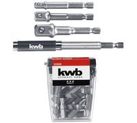 kwb 120090 Bit set 23-piece chromium-vanadium steel practical box
