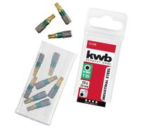 Kwb Titan Bitsset - 10 Torx T 25 Bit-Set 25 mm, Universel, Screwdriver-Set, 1/4 Inch O.D. Hexagonal