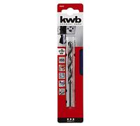 kwb 13mm Rolled and Steam-Tempered HSS Metal Drill Bit with 118° Point Angle for Easy Drilling