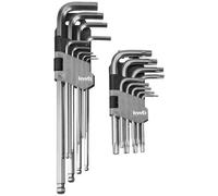 kwb Allen key set 18 pcs chromium-vanadium Hex Ball-joint
