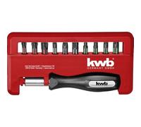 kwb 152010 Cell Phone Torsion Bit Box - 12-TLG. in it holder and handle