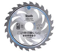 kwb 170mm Circular Saw Blade for Smooth Cuts, Ideal for Cordless Tools, Suitable for Soft and Hardwood, Plywood, and Chipboard