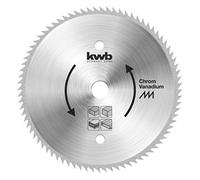 kwb 184 x 16 mm Circular Saw Blade, Made in Germany, Ideal for Fine Cuts in Wood Panels, Softwood, and Profiles
